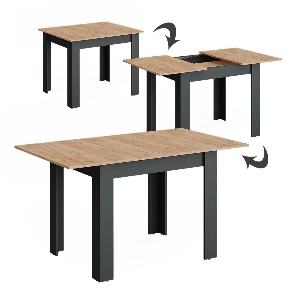 Valgomojo stalas REPOSE, 76 x 100/140 x 80 cm 5 Valgomojo stalas REPOSE, 76 x 100/140 x 80 cm 5