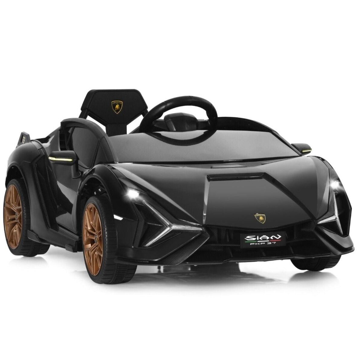 Vaikiškas elektrinis automobilis Lamborghini, 12V, 3–5 km/h Vaikiškas elektrinis automobilis Lamborghini, 12V, 3–5 km/h