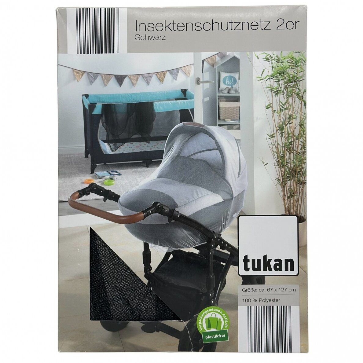 TUKAN universalus tinklelis nuo vabzdžių vežimėliui, 2 vnt 5