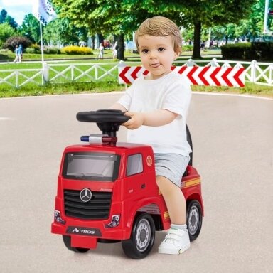 Vaikiška paspiriama - stumdoma gaisrinės mašina