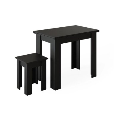 Valgomojo stalas su kėdute ROMAN, 76,6 x 60/120 x 90 cm Valgomojo stalas su kėdute ROMAN, 76,6 x 60/120 x 90 cm