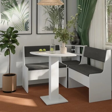 Kampinis valgomojo stalas ROMAN, 75 x 60 x 60 cm