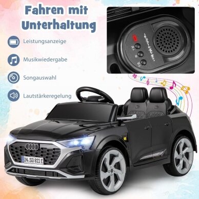 Vaikiškas elektrinis automobilis Audi SQ8, 12V, 3-5 km/h 3 Vaikiškas elektrinis automobilis Audi SQ8, 12V, 3-5 km/h 3