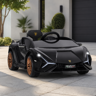 Vaikiškas elektrinis automobilis Lamborghini, 12V, 3–5 km/h 1