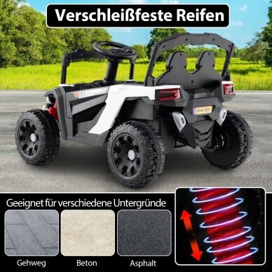 Vaikiškas elektrinis automobilis - UTV bagis, 12V, 3-5 km/h 5 Vaikiškas elektrinis automobilis - UTV bagis, 12V, 3-5 km/h 5