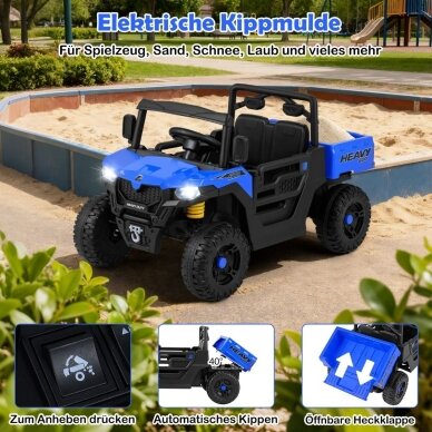 Vaikiškas elektrinis automobilis - savivartis, 12V, 3-5 km/h 2