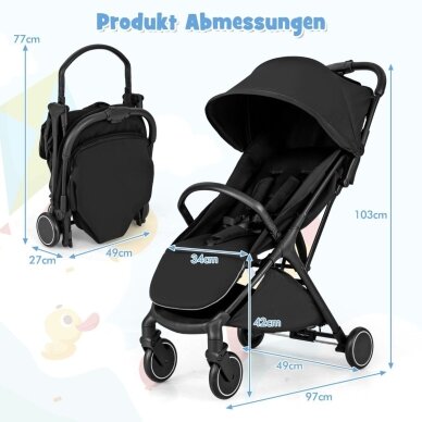 Vaikiškas vežimėlis, iki 15 kg 6