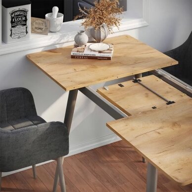 Valgomojo stalas BEAVER, 75 x 120/160 x 80 cm 3