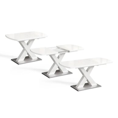 Valgomojo stalas CHINTO, 76 x 120/160 x 80 cm 6 Valgomojo stalas CHINTO, 76 x 120/160 x 80 cm 6