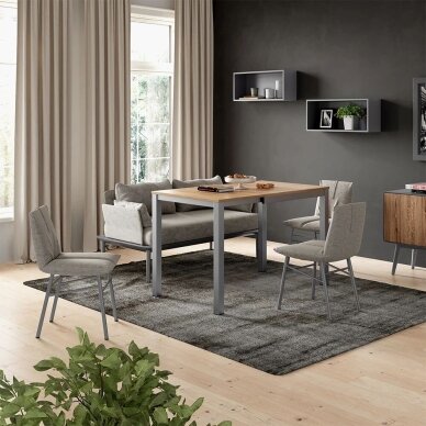 Valgomojo stalas GRANNY, 76 x 80/120 x 70 cm 1 Valgomojo stalas GRANNY, 76 x 80/120 x 70 cm 1