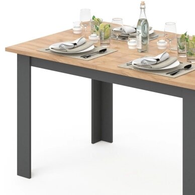Valgomojo stalas KARLOS, 76 x 140 x 90 cm 4 Valgomojo stalas KARLOS, 76 x 140 x 90 cm 4
