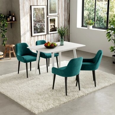 Valgomojo stalas BEAVER, 75 x 80/110 x 70 cm 1 Valgomojo stalas BEAVER, 75 x 80/110 x 70 cm 1