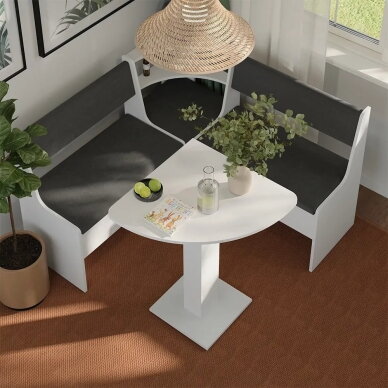 Kampinis valgomojo stalas ROMAN, 75 x 60 x 60 cm 3