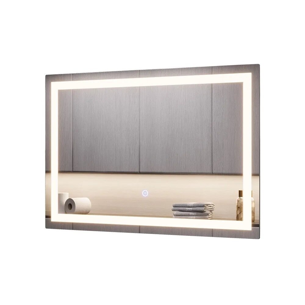 Veidrodis su LED apšvietimu ir sensoriniu jungikliu MIRAL, 60 x 40 cm