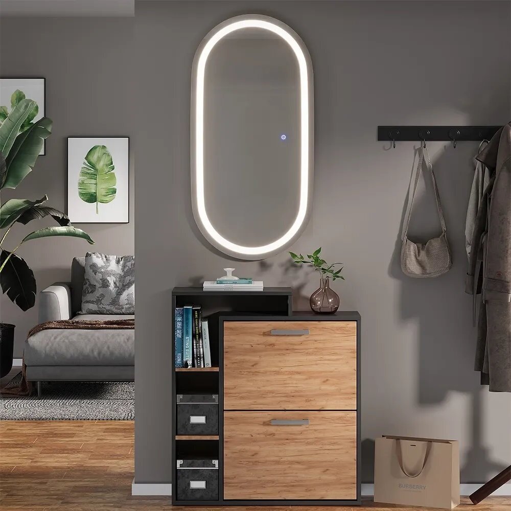 Veidrodis su LED apšvietimu ir sensoriniu jungikliu MIRAL, 100 x 50 cm 3 Veidrodis su LED apšvietimu ir sensoriniu jungikliu MIRAL, 100 x 50 cm 3