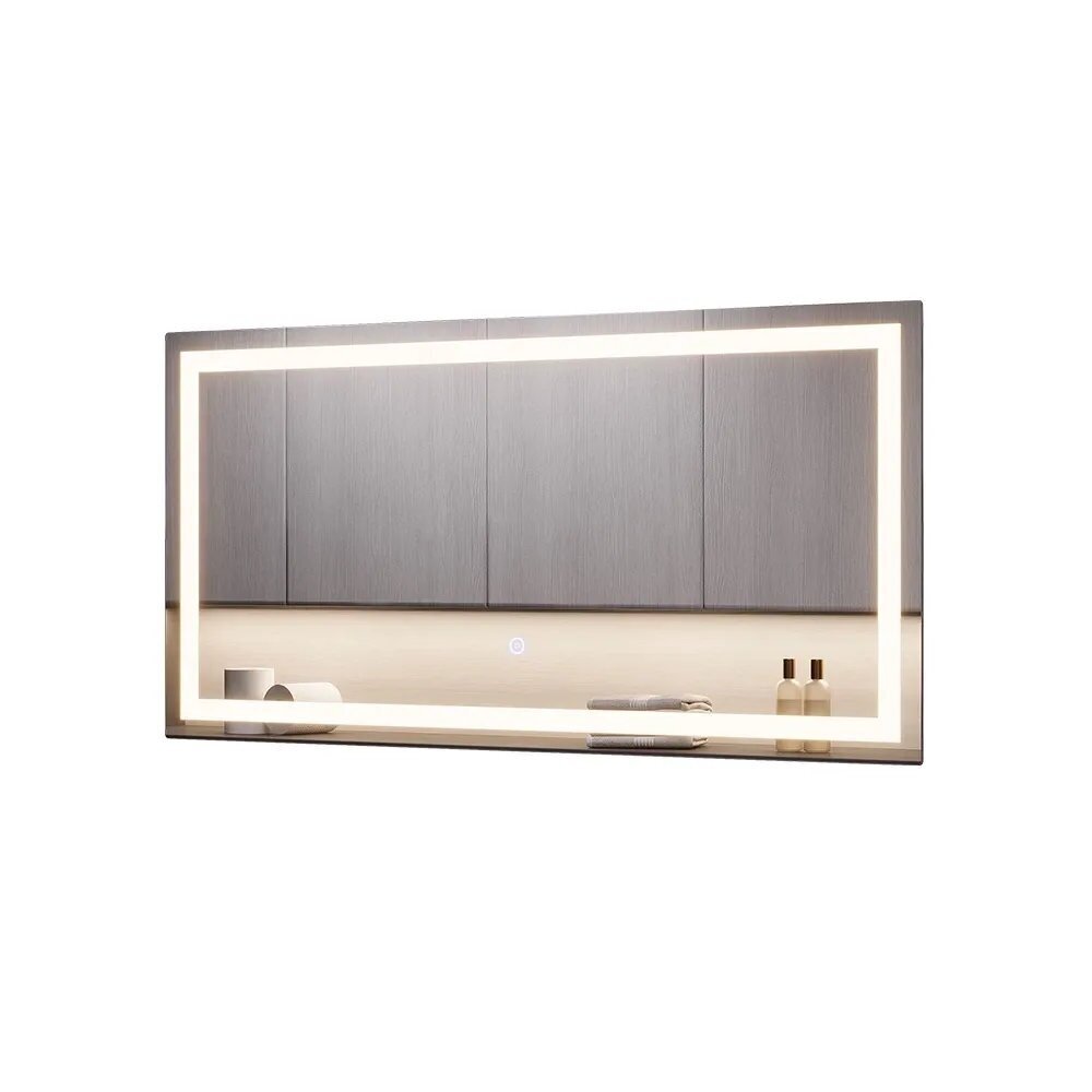Veidrodis su LED apšvietimu ir sensoriniu jungikliu MIRAL, 80 x 40 cm Veidrodis su LED apšvietimu ir sensoriniu jungikliu MIRAL, 80 x 40 cm