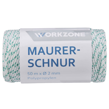 WORKZONE virvė, 50 m, Ø 2 mm