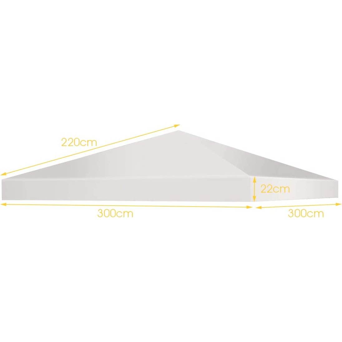 Pavėsinės stogo uždangalas 3 x 3 m 5