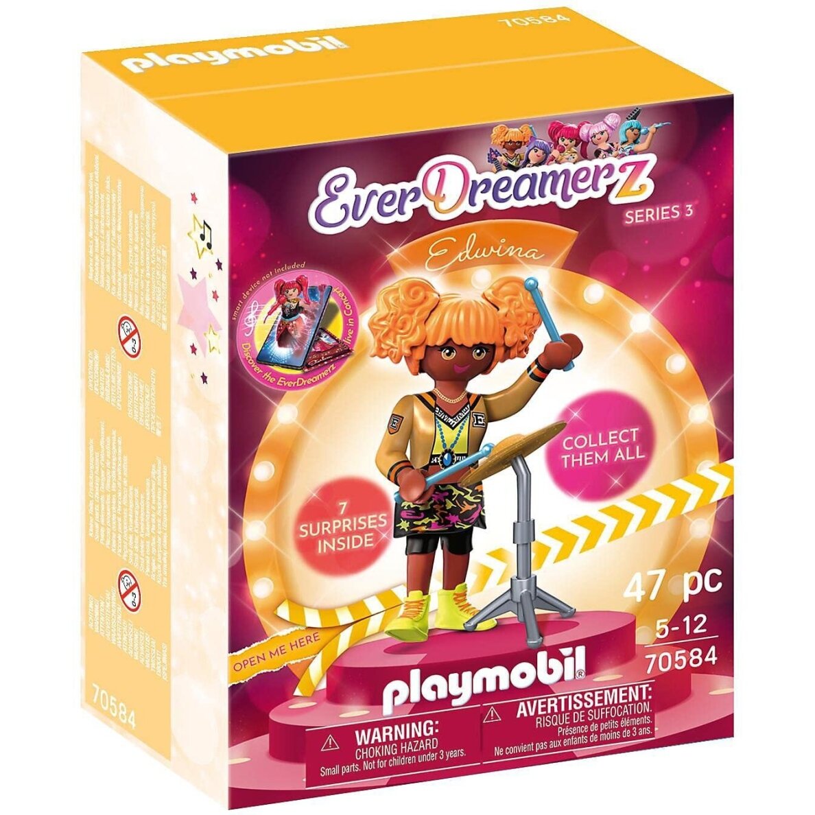 EverDreamerz „Edwina – Music World“ žaidimų rinkinys, 47 dalys