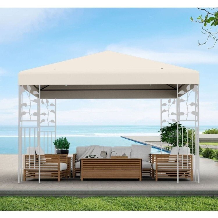 Pavėsinės stogo uždangalas 3 x 3 m 2 Pavėsinės stogo uždangalas 3 x 3 m 2